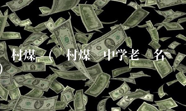 杨村煤矿(杨村煤矿中学老师名单)