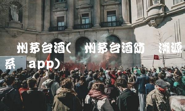 贵州茅台酒(贵州茅台酒防伪溯源系统app)