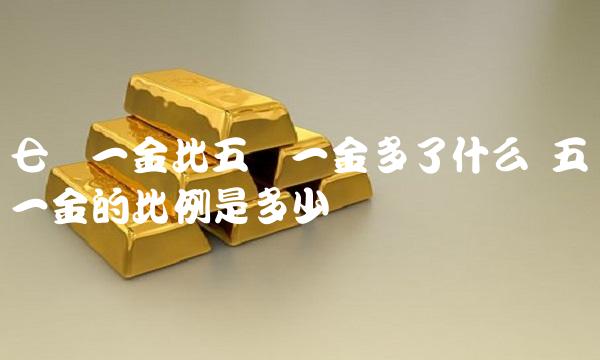 七险一金比五险一金多了什么 五险一金的比例是多少