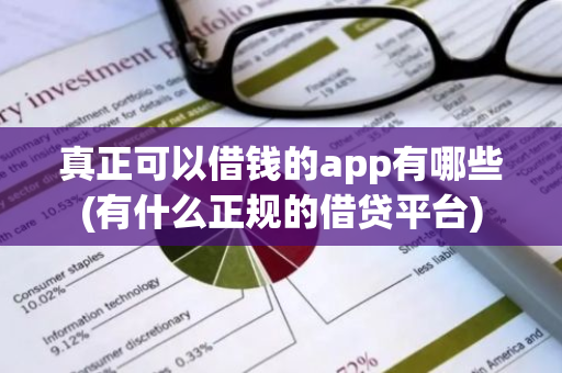 真正可以借钱的app有哪些(有什么正规的借贷平台)