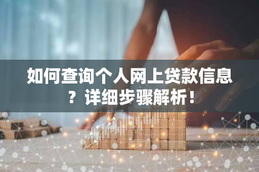 如何查询个人网上贷款信息？详细步骤解析！