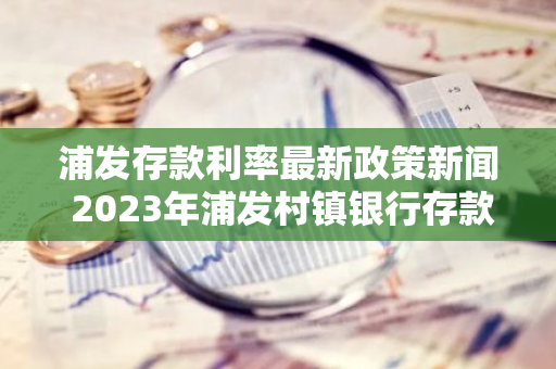 浦发存款利率最新政策新闻 2023年浦发村镇银行存款利率