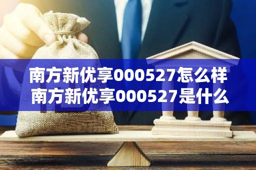 南方新优享000527怎么样 南方新优享000527是什么基金