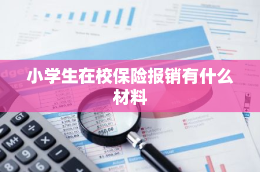 小学生在校保险报销有什么材料