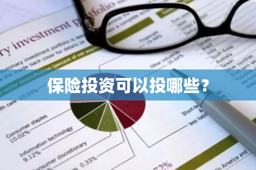 保险投资可以投哪些？