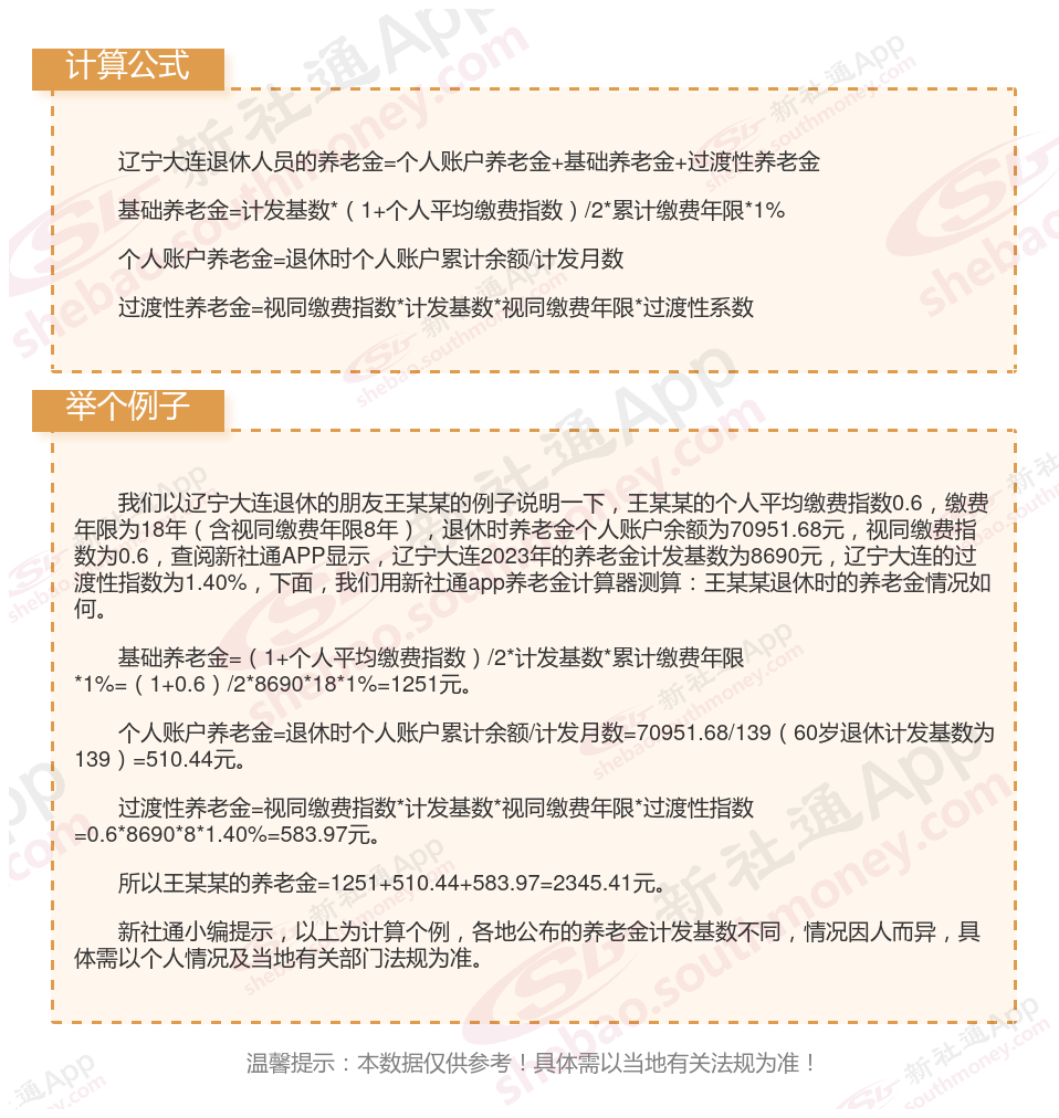 辽宁大连养老金计算器在线计算入口，怎样计算退休后可以领多少养老金（2024最新）