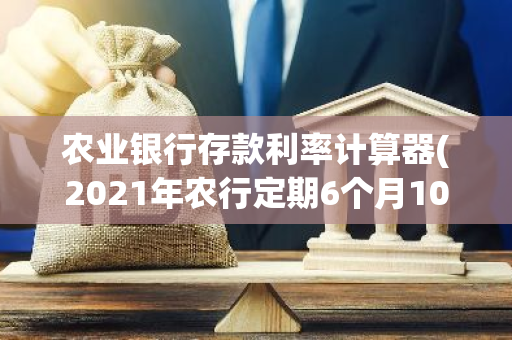 农业银行存款利率计算器(2021年农行定期6个月100万利息多少)