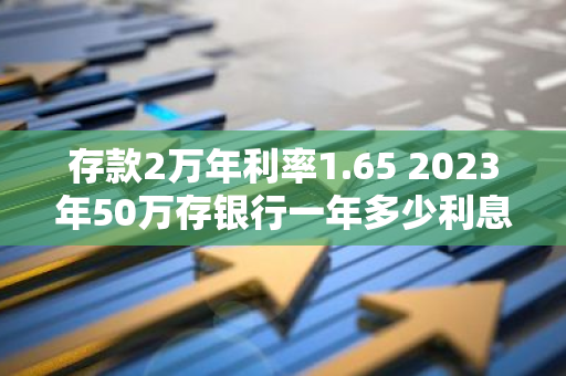 存款2万年利率1.65 2023年50万存银行一年多少利息