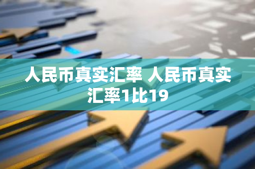 人民币真实汇率 人民币真实汇率1比19