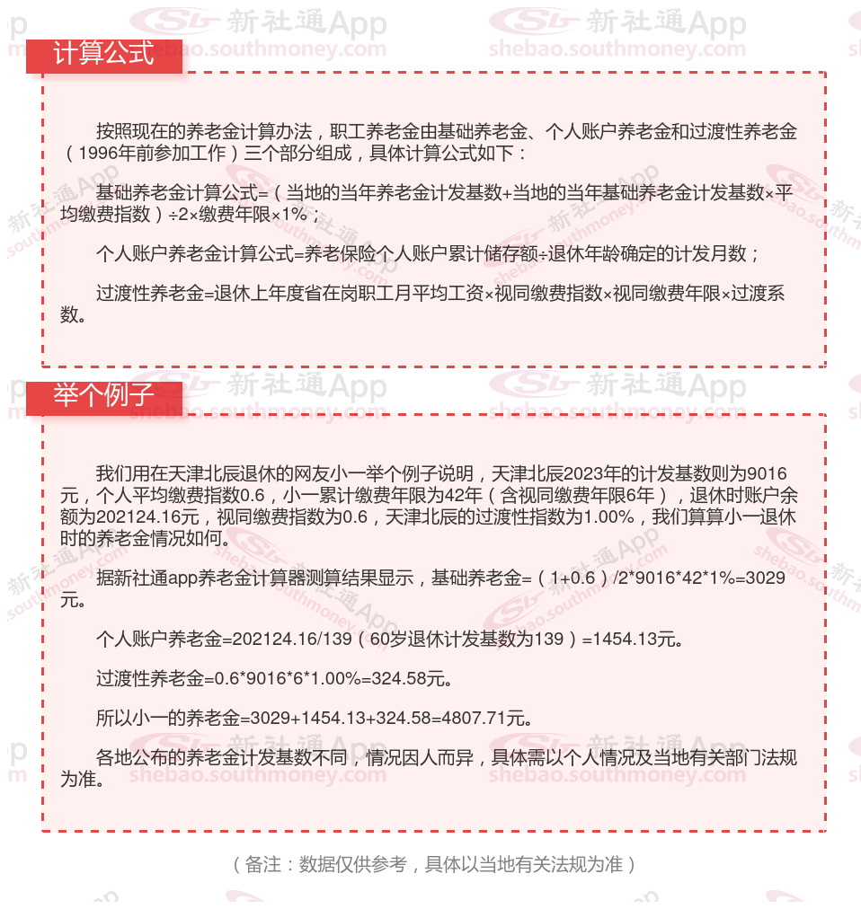 在线计算！天津北辰社保交满15后退休可以拿多少？天津北辰养老金计算方法2024最新