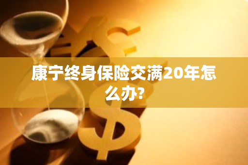 康宁终身保险交满20年怎么办?