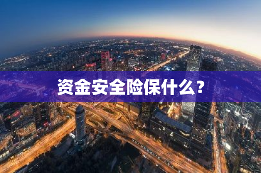 资金安全险保什么？