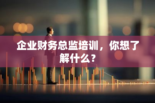 企业财务总监培训，你想了解什么？