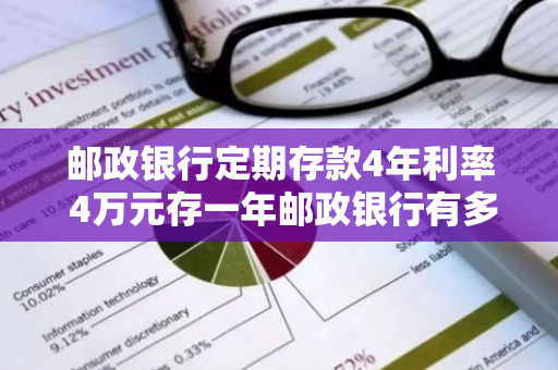 邮政银行定期存款4年利率 4万元存一年邮政银行有多少利息