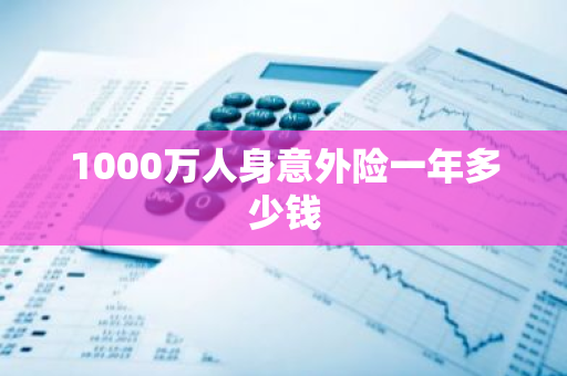 1000万人身意外险一年多少钱