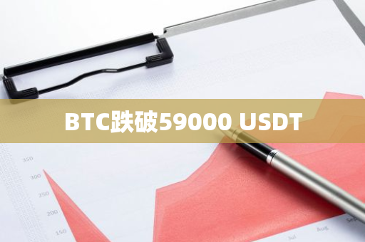 BTC跌破59000 USDT