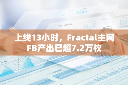 上线13小时，Fractal主网FB产出已超7.2万枚