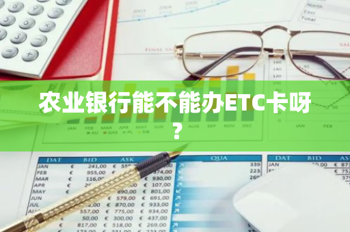 农业银行能不能办ETC卡呀？