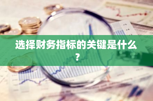 选择财务指标的关键是什么？