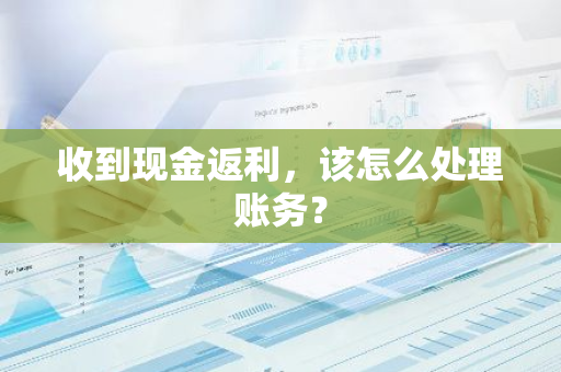 收到现金返利，该怎么处理账务？