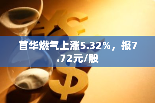 首华燃气上涨5.32%，报7.72元/股