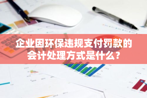 企业因环保违规支付罚款的会计处理方式是什么？