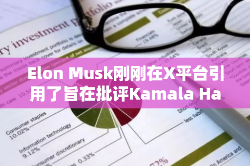 Elon Musk刚刚在X平台引用了旨在批评Kamala Harris的边境政策的视频