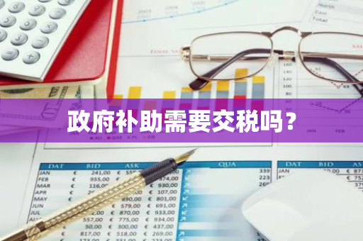 政府补助需要交税吗？