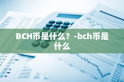 BCH币是什么？-bch币是什么