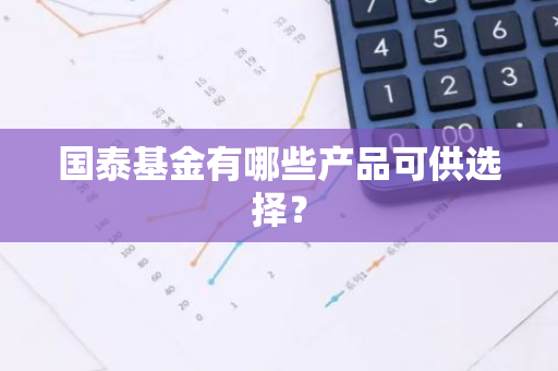 国泰基金有哪些产品可供选择？