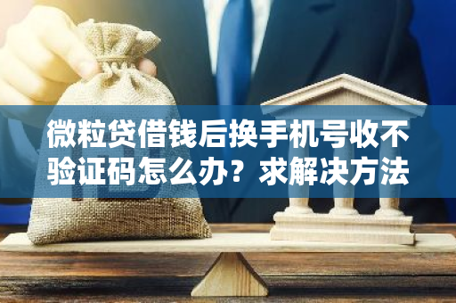 微粒贷借钱后换手机号收不验证码怎么办？求解决方法。