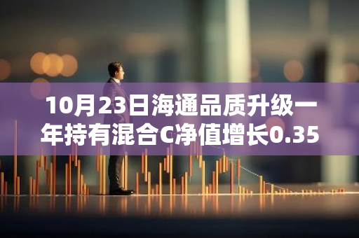 10月23日海通品质升级一年持有混合C净值增长0.35%，近1个月累计上涨17.87%