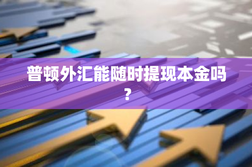 普顿外汇能随时提现本金吗？