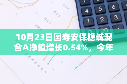 10月23日国寿安保稳诚混合A净值增长0.54%，今年来累计上涨10.19%