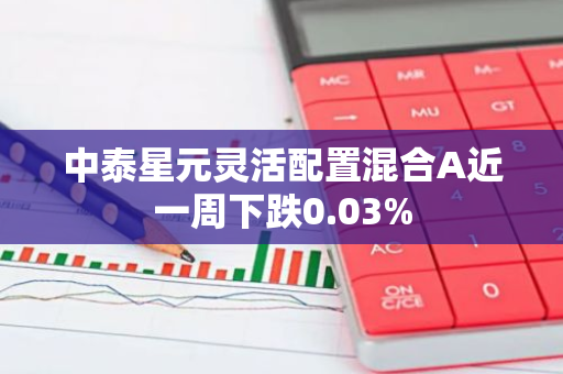 中泰星元灵活配置混合A近一周下跌0.03%