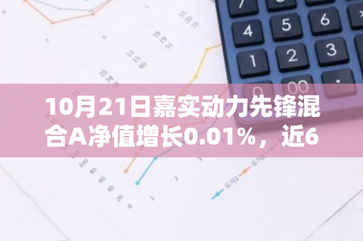 10月21日嘉实动力先锋混合A净值增长0.01%，近6个月累计上涨24.29%