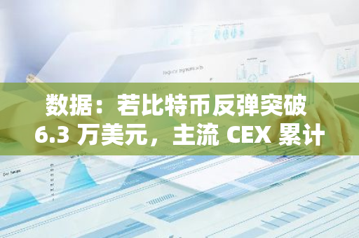 数据：若比特币反弹突破 6.3 万美元，主流 CEX 累计多单清算强度将超 10 亿