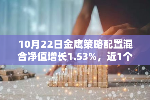 10月22日金鹰策略配置混合净值增长1.53%，近1个月累计上涨31.17%