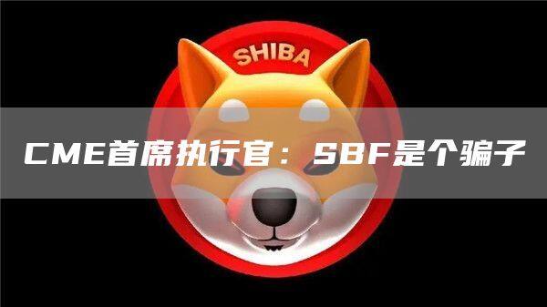 CME首席执行官：SBF是个骗子