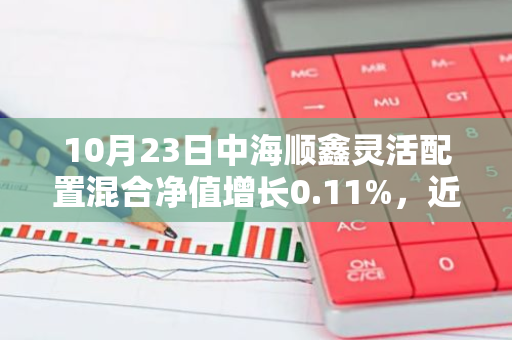 10月23日中海顺鑫灵活配置混合净值增长0.11%，近1个月累计上涨13.4%