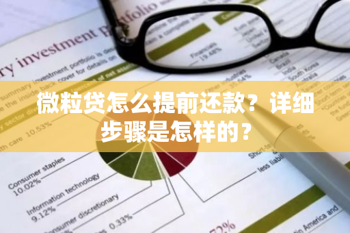 微粒贷怎么提前还款？详细步骤是怎样的？