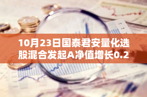 10月23日国泰君安量化选股混合发起A净值增长0.21%，近1个月累计上涨21.58%