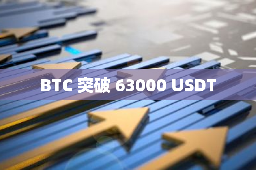 BTC 突破 63000 USDT