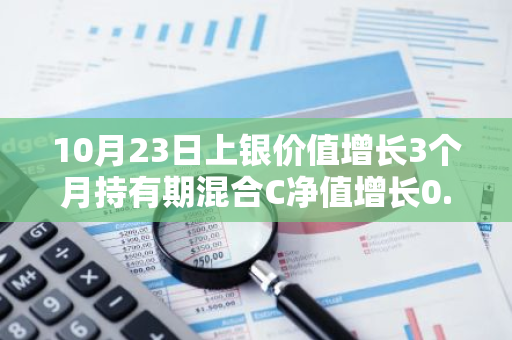 10月23日上银价值增长3个月持有期混合C净值增长0.38%，近1个月累计上涨13.72%