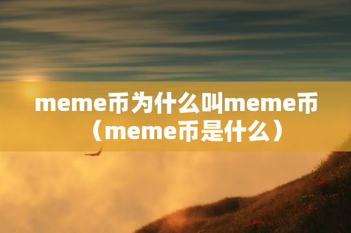 meme币为什么叫meme币（meme币是什么）