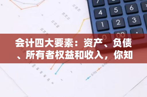 会计四大要素：资产、负债、所有者权益和收入，你知道吗？