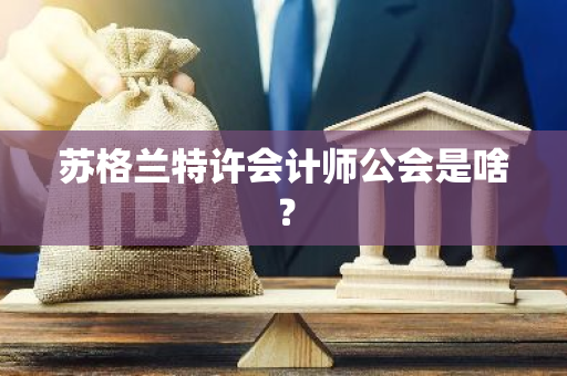 苏格兰特许会计师公会是啥？