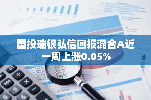 国投瑞银弘信回报混合A近一周上涨0.05%