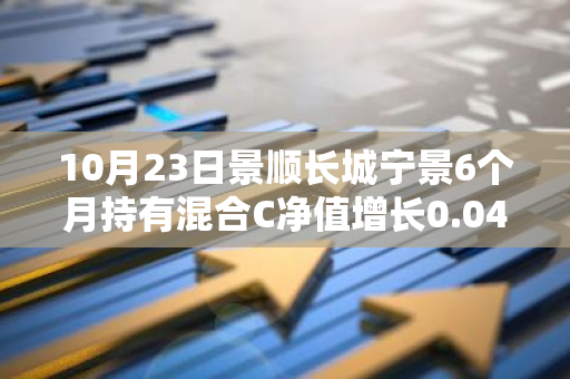 10月23日景顺长城宁景6个月持有混合C净值增长0.04%，近1个月累计上涨9.22%