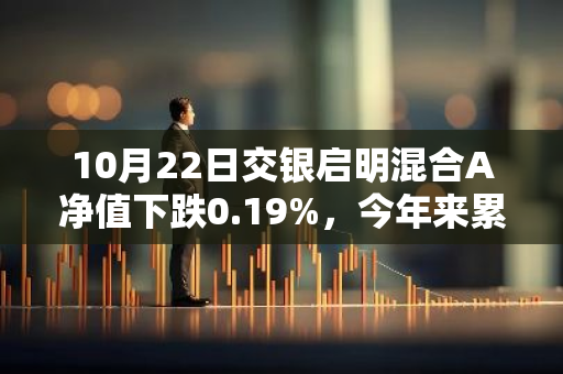 10月22日交银启明混合A净值下跌0.19%，今年来累计上涨6.55%